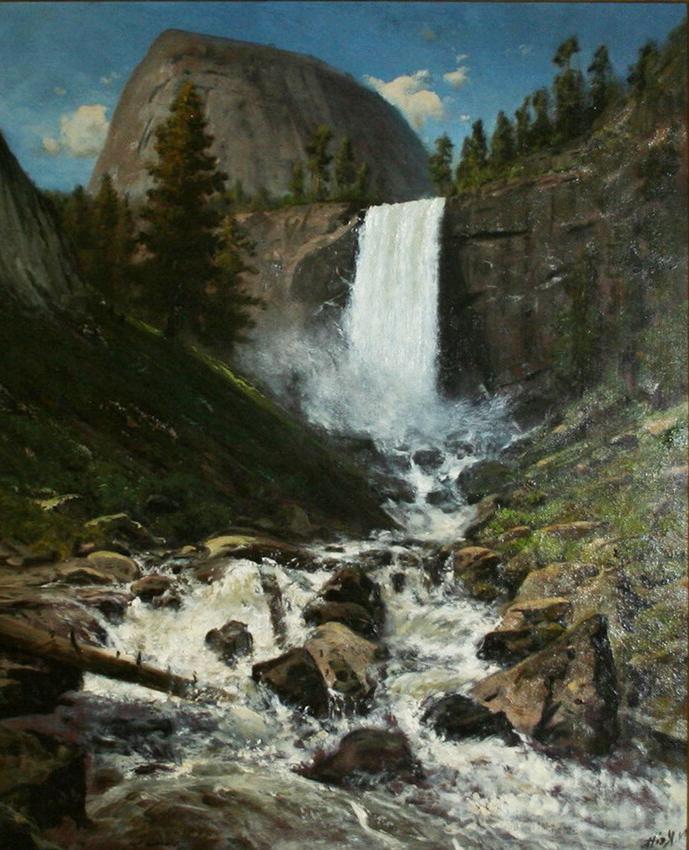 William Keith, Vernal Falls, 1898, oil on canvas, Gift of Mr. and Mrs. Ross Hanna